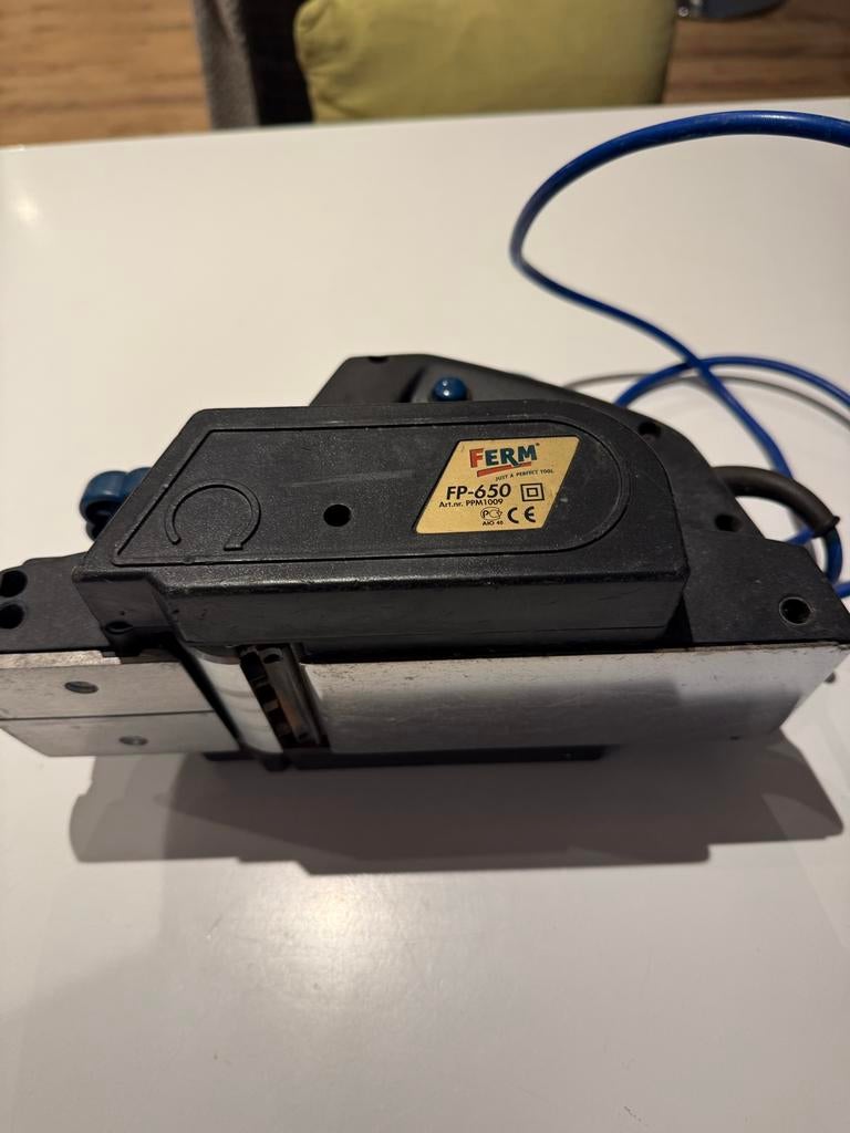 Elektrische schaafmachine - Ferm FP-650, Ophalen of Verzenden, Gebruikt, Overige typen