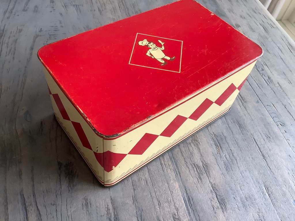 Oud blik bolletje, Ophalen of Verzenden, Gebruikt, Beschuit, Bolletje