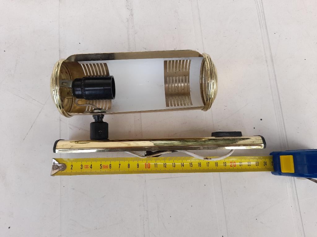 Bedlampje messing, Ophalen of Verzenden, Gebruikt