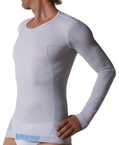 RED LEVEL Longsleeve LR-72 Wit S-M Nieuw -60% korting OP=OP!, Fietsen en Brommers, Fietsaccessoires | Fietskleding, S, Nieuw, Heren