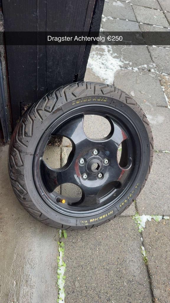 Italjet dragster dd achtervelg, Ophalen of Verzenden, Zo goed als nieuw, Overige typen