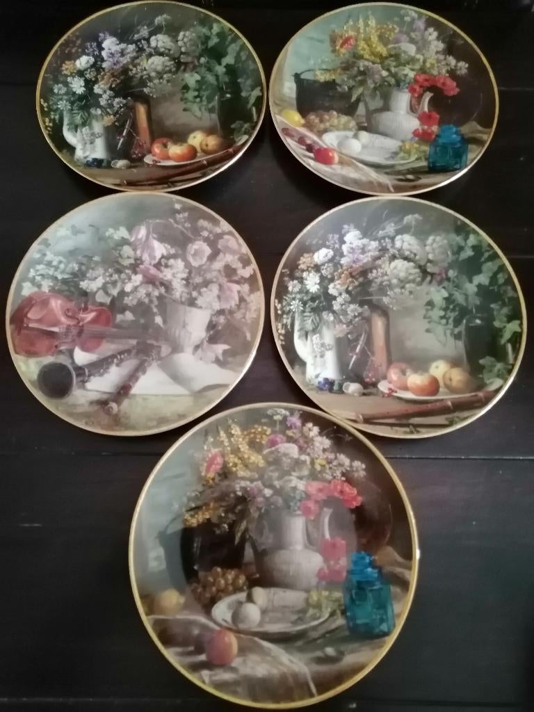 wandborden Kees van den Berg Serie Stilleven, Antiek en Kunst, Antiek | Wandborden en Tegels, Ophalen of Verzenden