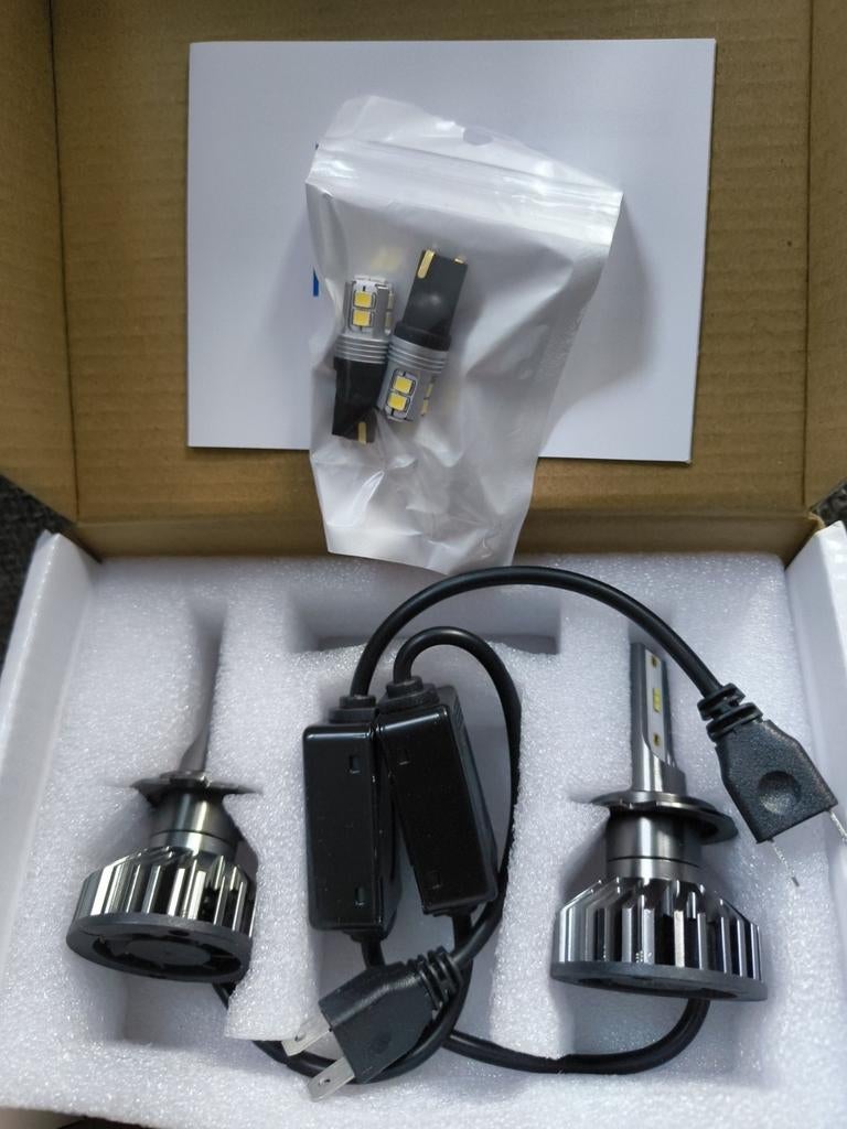 H4, 7, 8,9,11 HB3 HB4 canbus 6000k 20000l t10 t20 c5w, Ophalen of Verzenden, Nieuw