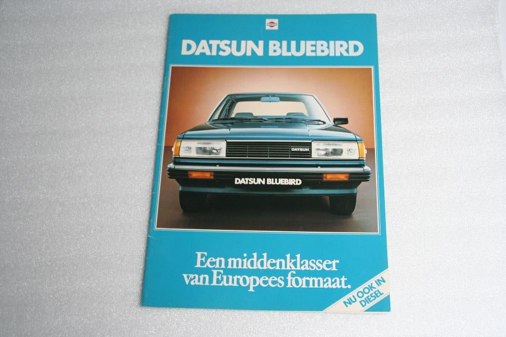 Folder Datsun Bluebird + prijslijst (05-1981) (18), Ophalen of Verzenden, Nieuw, Overige merken