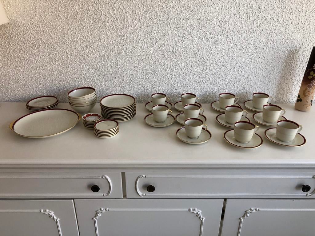 Koffie / Theeservies uit 1930  Porzellanfabrik Fraureuth AG, Ophalen of Verzenden