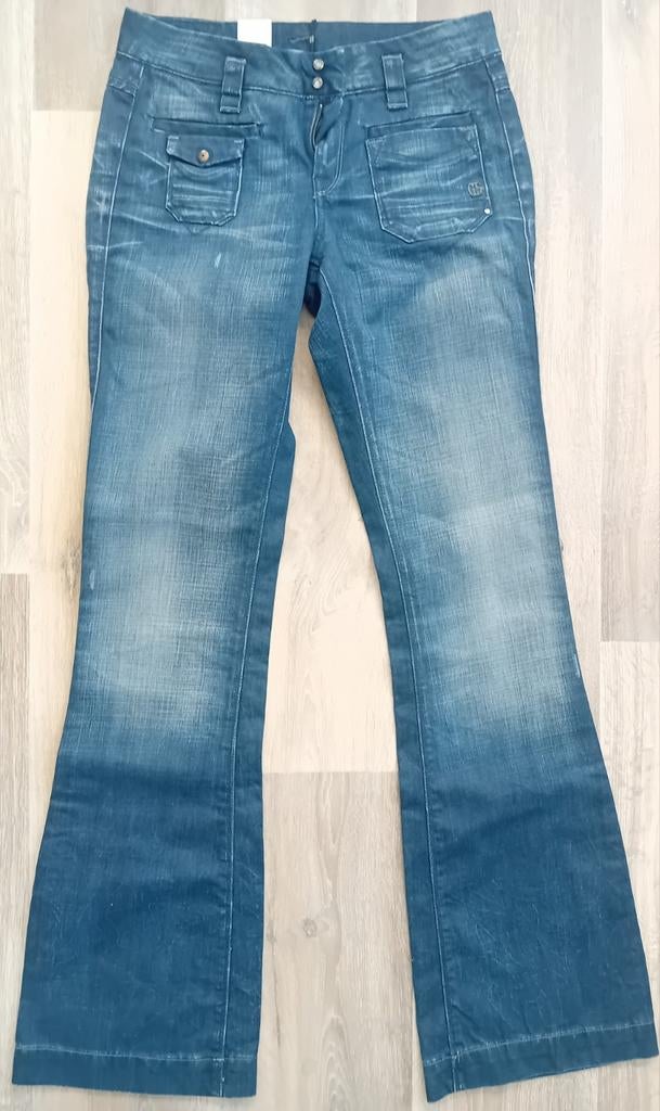 Nieuwe Originele Retro G-star Crown Bell met Vijl maat 29/34, Ophalen of Verzenden, Nieuw, Blauw, W28 - W29 (confectie 36)