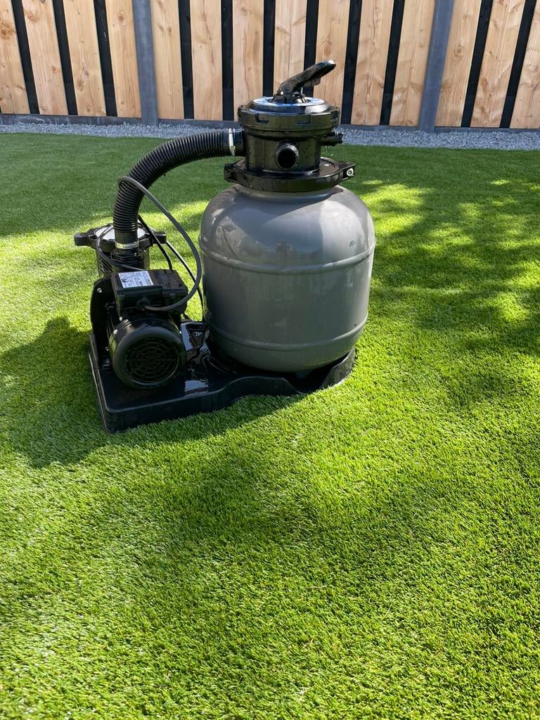 Zwembad/ met stofzuiger, zandfilter etc, Tuin en Terras, Ophalen, Zo goed als nieuw