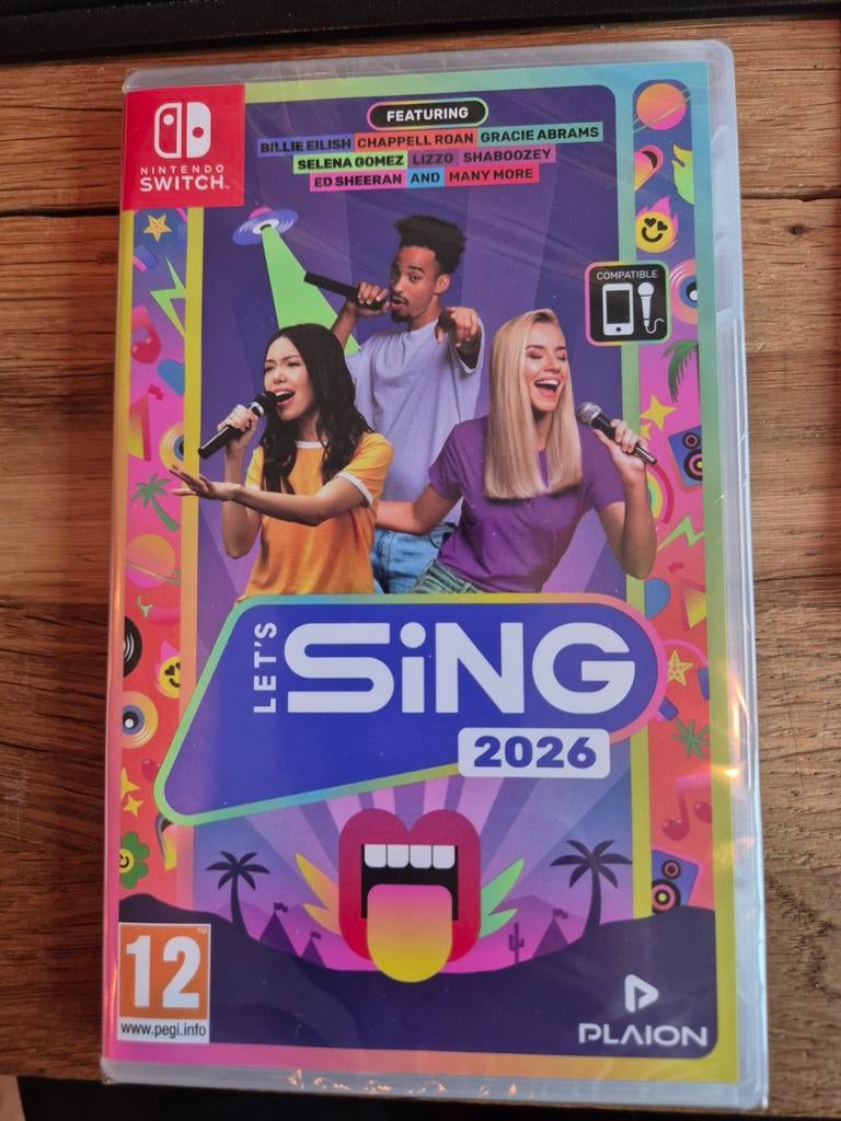 Let's Sing 2026, Nintendo Switch, Spelcomputers en Games, Games | Nintendo Switch, Muziek, 1 speler, Ophalen of Verzenden, Zo goed als nieuw