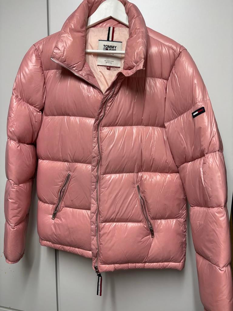 Tommy Hilfiger Winterjas - XL, Ophalen of Verzenden, Zo goed als nieuw, Maat 46/48 (XL) of groter, Roze