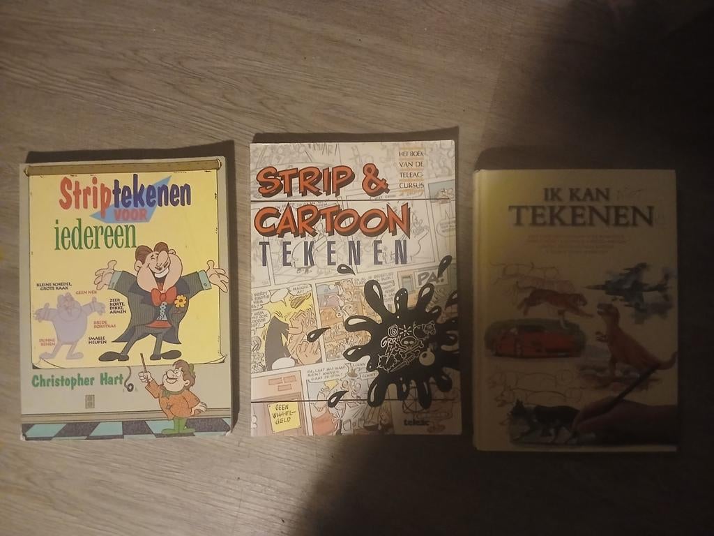 3 titels leren tekenen, Ophalen of Verzenden, Zo goed als nieuw, Boek of Gids