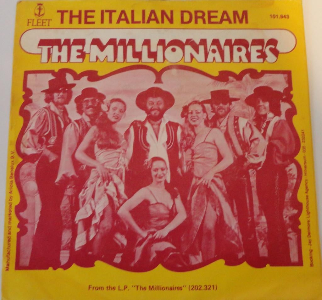 The Millionaires > The Italian Dream, Gebruikt, 7 inch, Single, Ophalen of Verzenden