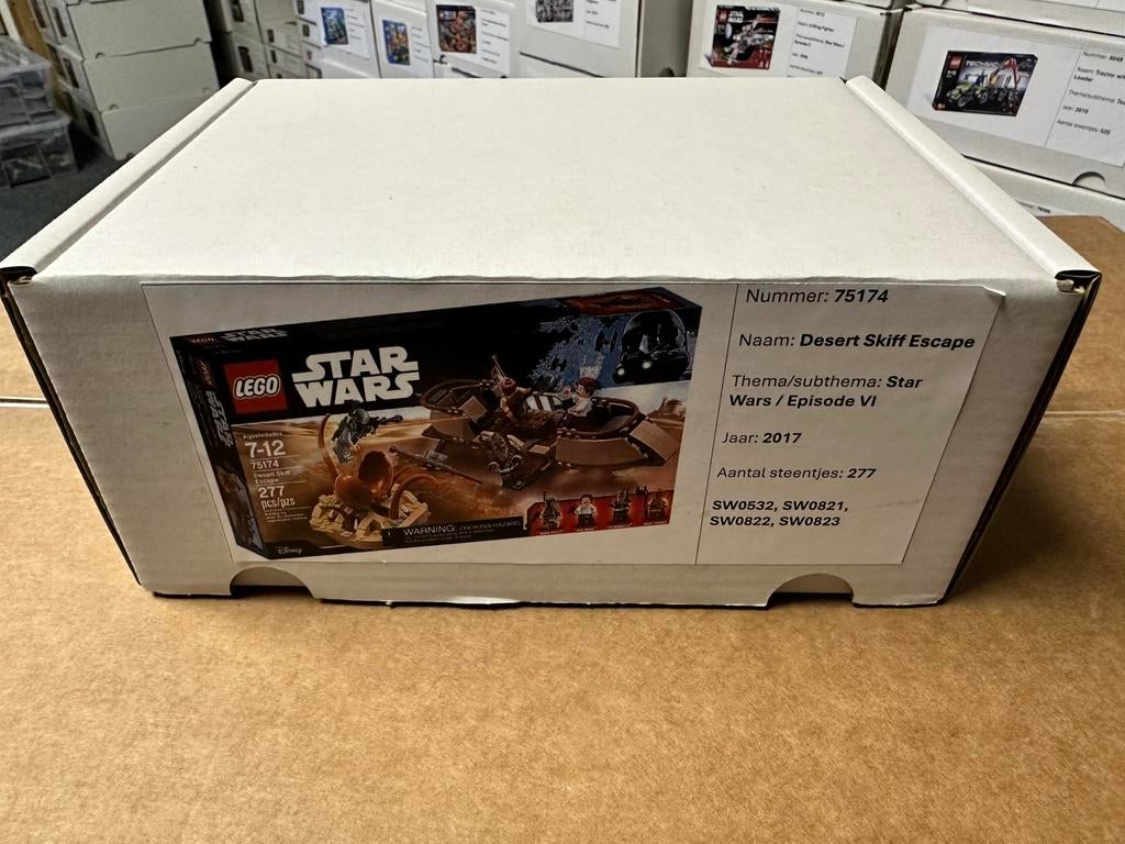 Lego star wars 75174 Desert Skiff Escape, Ophalen of Verzenden, Zo goed als nieuw, Complete set, Lego