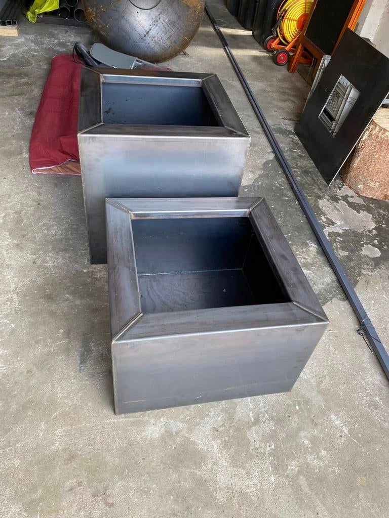 Prachtige Corten stalen bloembakken, Ophalen, 100 cm of meer, Ottos-lasschuur, Nieuw