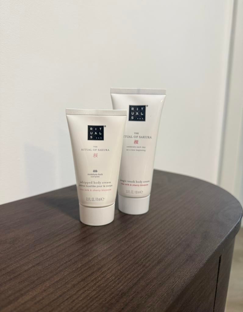 Rituals The Ritual of Sakura body cream 70 ml + 100 ml nieuw, Ophalen of Verzenden, Nieuw, Bodylotion, Crème of Olie