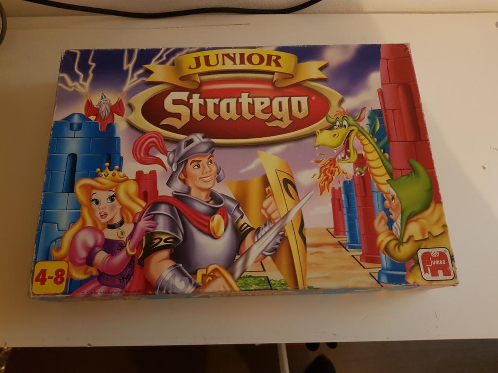 Stratego junior, Hobby en Vrije tijd, Gezelschapsspellen | Bordspellen, Een of twee spelers, Ophalen of Verzenden, Gebruikt