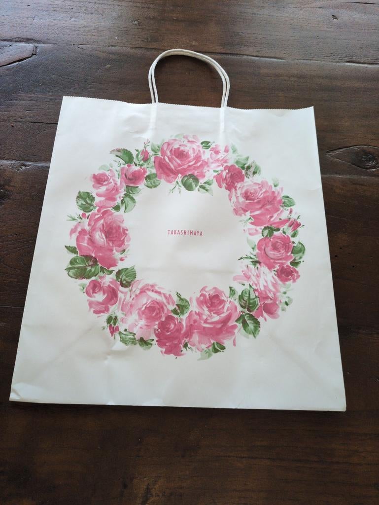 Takashimaya papieren tas, Ophalen of Verzenden, Gebruikt