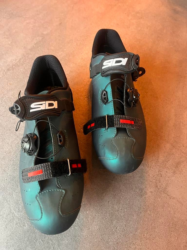 Wielrenschoenen Sidi Ergo 5 wide Maat 45 zgan, Ophalen of Verzenden, Zo goed als nieuw, Kleding