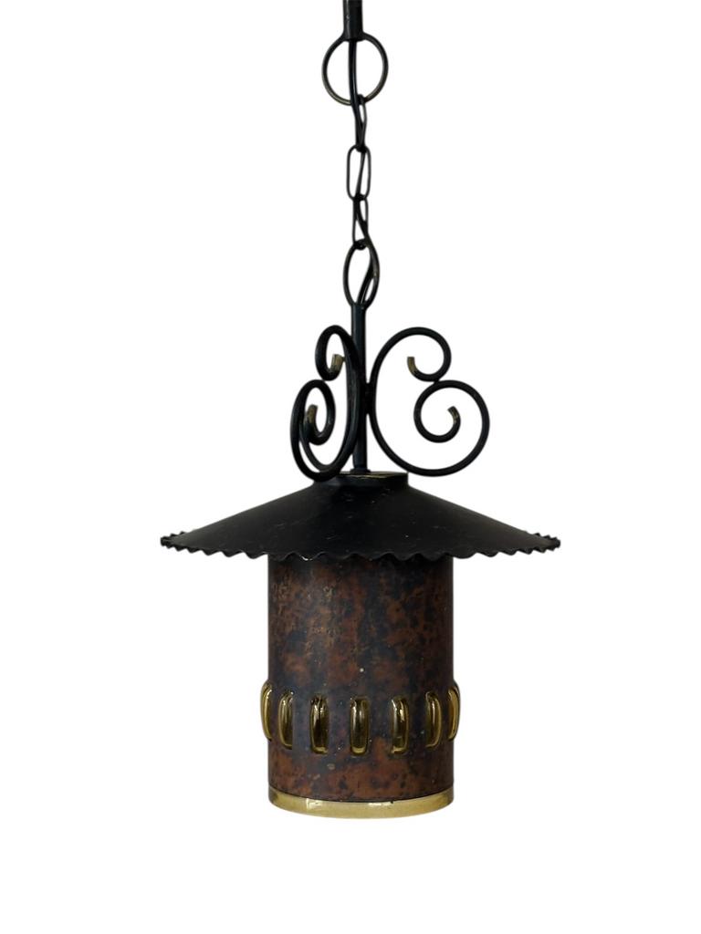 Vintage Design Lantaarn, hallampje, 1950’s-1960’s, Ophalen