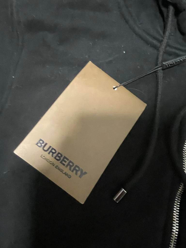Burberry Vest Zwart Maat S, Verzenden, Zo goed als nieuw, Maat 46 (S) of kleiner, Zwart