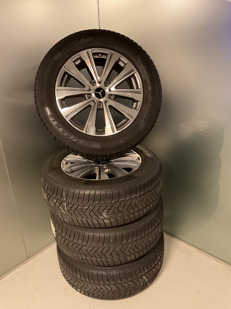 Mercedes G klasse 19” velgen met Pirelli winterbanden, Gebruikt, 265 mm, Banden en Velgen, Winterbanden