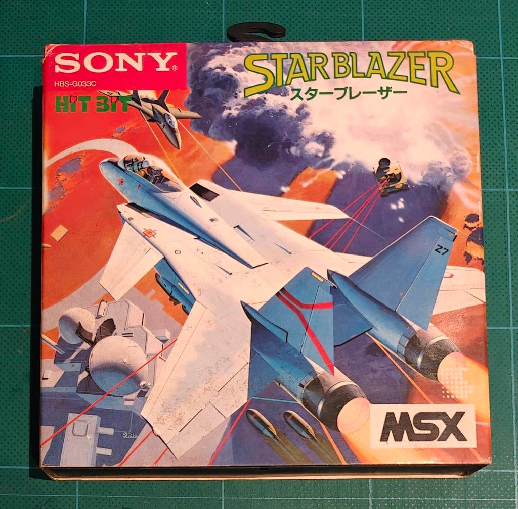 MSX StarBlazer CIB - Sony Hitbit - Compleet!, Gebruikt, Shooter, 1 speler, Ophalen of Verzenden