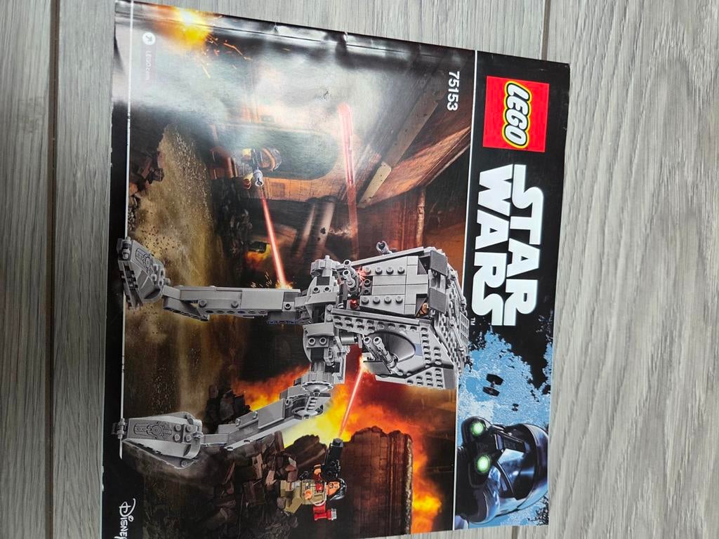 LEGO Star Wars 75153 AT-ST Walker, Ophalen of Verzenden, Zo goed als nieuw, Complete set, Lego