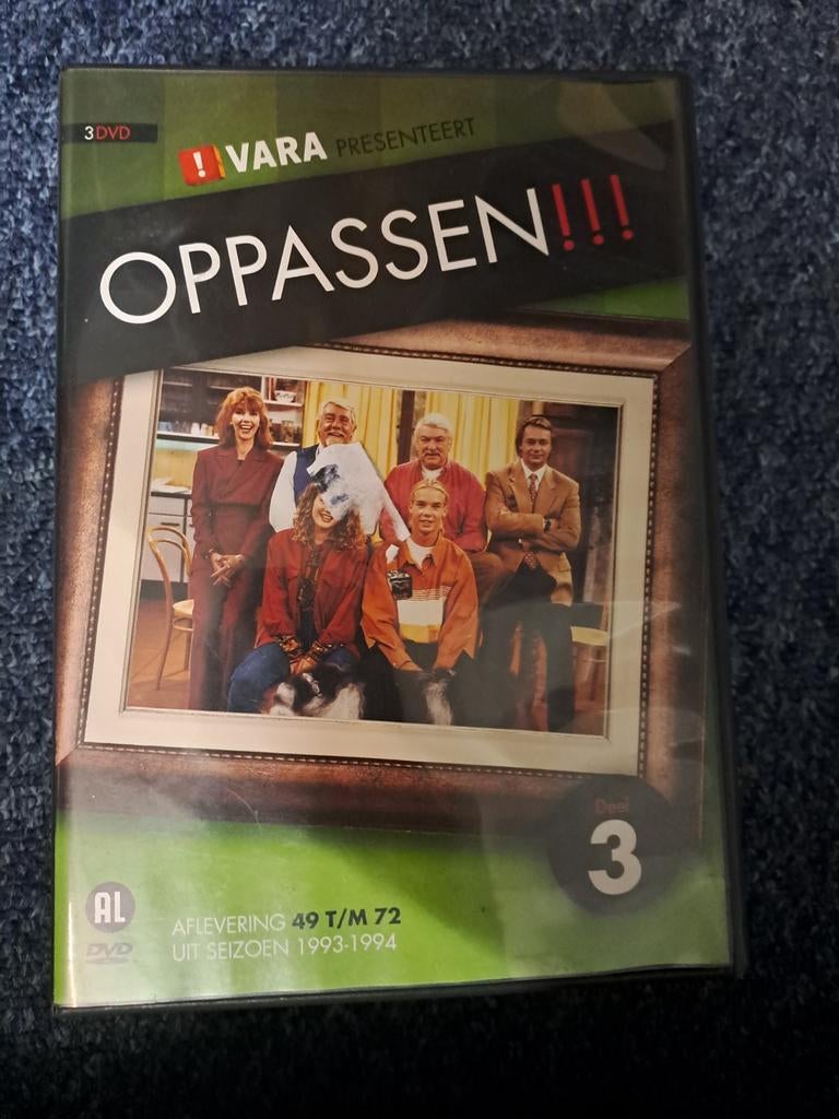 Oppassen - seizoen 3 (dvd), Cd's en Dvd's, Dvd's | Tv en Series, Vanaf 12 jaar, Ophalen of Verzenden, Zo goed als nieuw