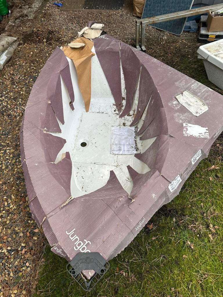 Nieuw hoekbad 140/140, Ophalen, Zo goed als nieuw