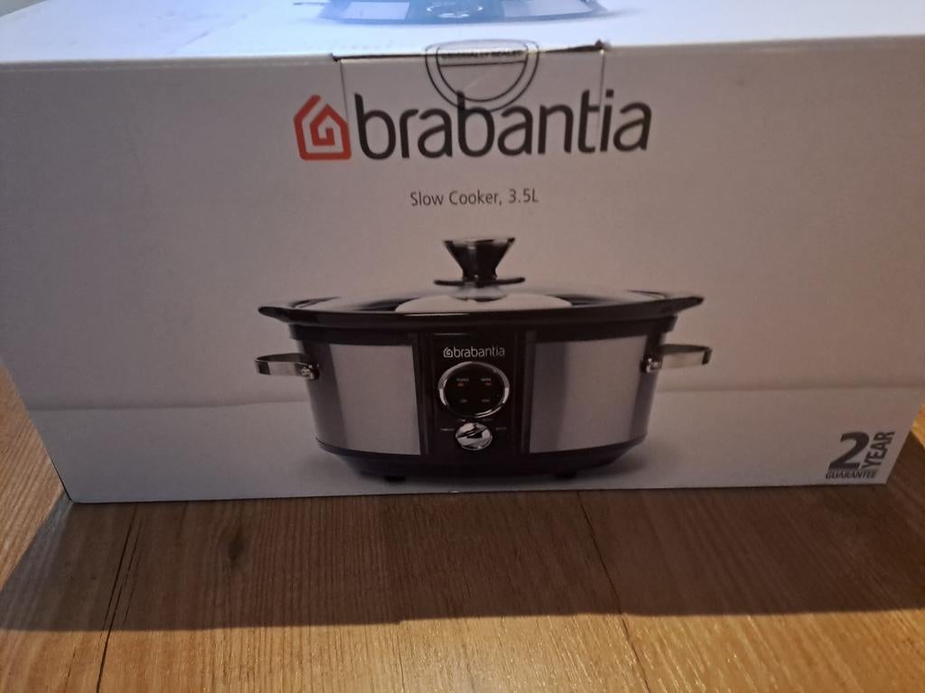 Brabantia slow cooker 3, 5 liter, Ophalen, Nieuw