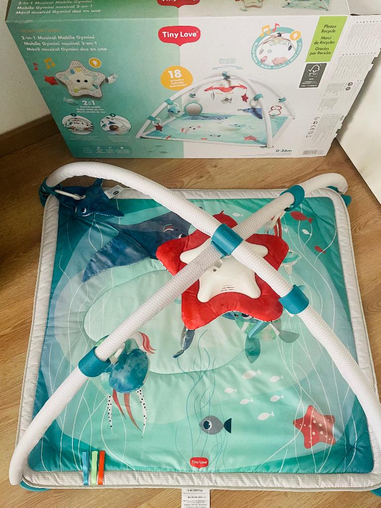 Baby gym Tiny Love 2 in 1 Elektrisch dansen Octopus, Ophalen of Verzenden, Zo goed als nieuw, Babygym, Met licht