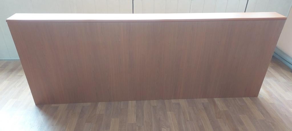 Gratis Houten Hoofdbord 2-persoons lichtbruin, Ophalen, Gebruikt