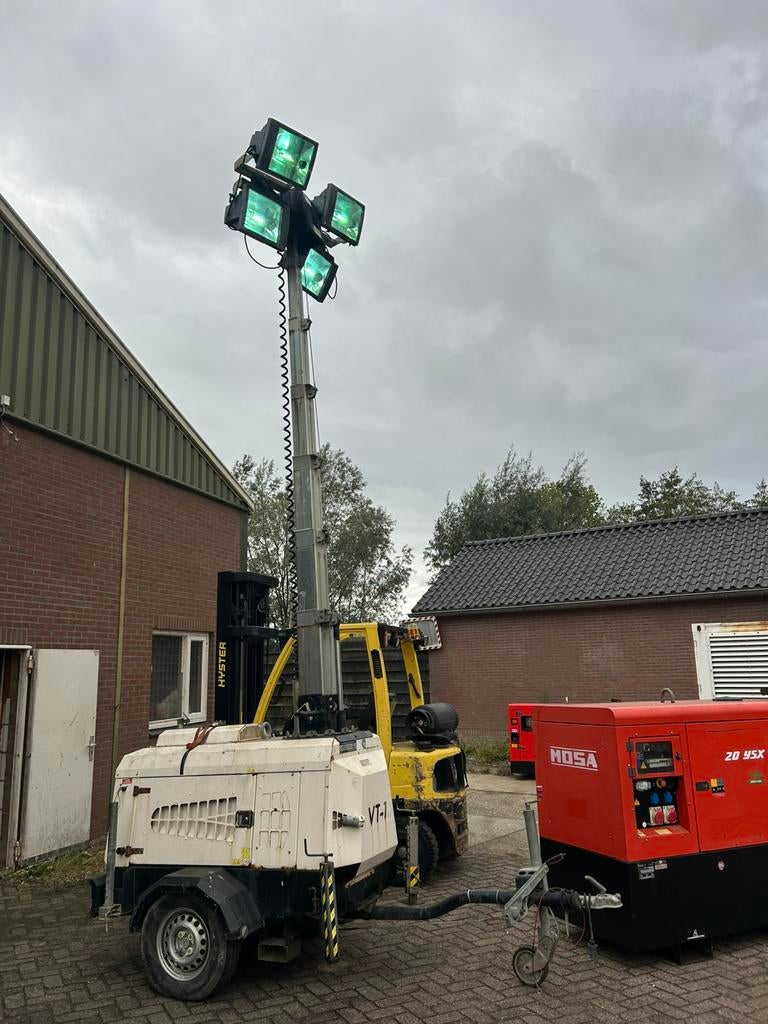 Kubota lichtmast 8 kva aanhanger, Ophalen of Verzenden, Zo goed als nieuw
