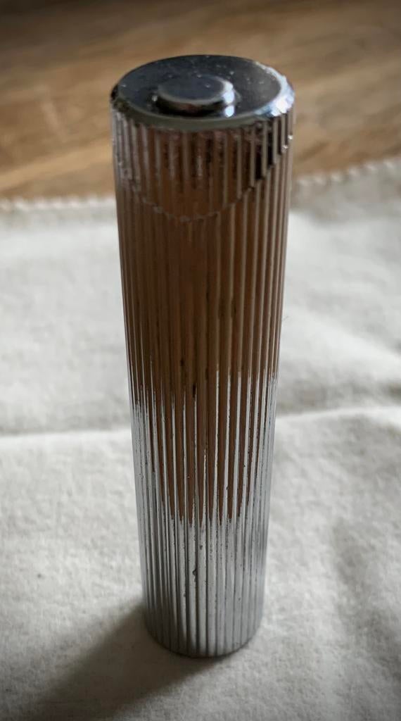 AANSTEKER LIPSTICKMODEL ZILVERKLEURIG ROWENTA CYLINDER, Ophalen of Verzenden