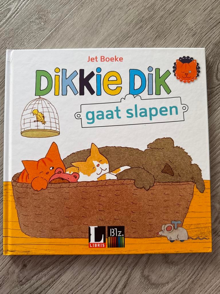 Dikkie Dik gaat slapen - Jet Boeke, Ophalen of Verzenden, Zo goed als nieuw, Uitklap-, Voel- of Ontdekboek, 2 tot 3 jaar