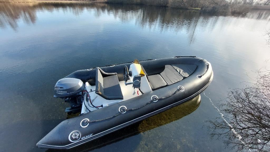 Wildcat 410 Sundeck RIB 2024 met Yamaha 25 pk Viertakt, ., Zo goed als nieuw, Benzine, Minder dan 70 pk