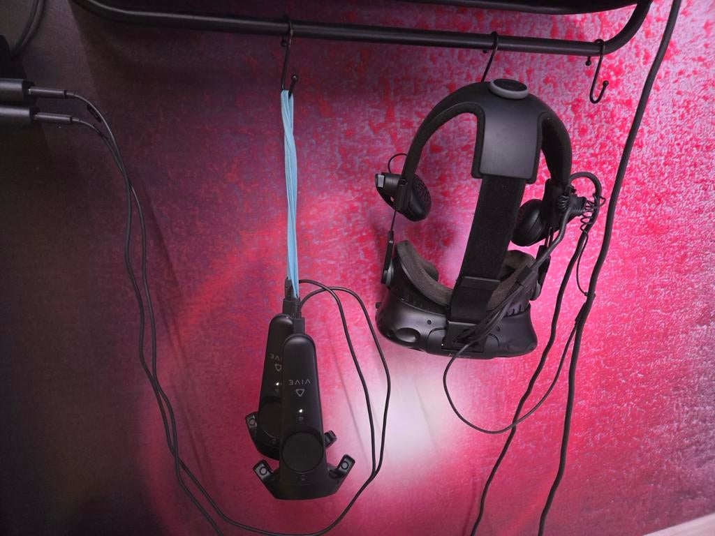 VR set compleet (PC en VR-bril), Spelcomputers en Games, Virtual Reality, Ophalen of Verzenden, Gebruikt, Pc