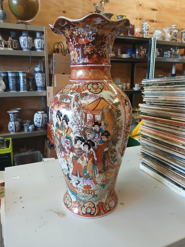 Gave Chinezen vaas zie foto's, Antiek en Kunst, Antiek | Porselein, Ophalen of Verzenden