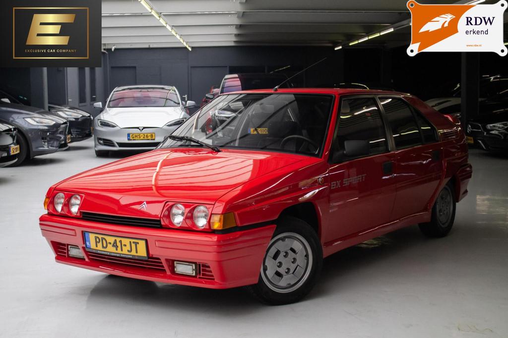Citroen BX 1.9 | BX SPORT | DE ENIGE ECHTE FLODDER AUTO, Auto's, Citroën, Voorwielaandrijving, Stof, Gebruikt, Zwart