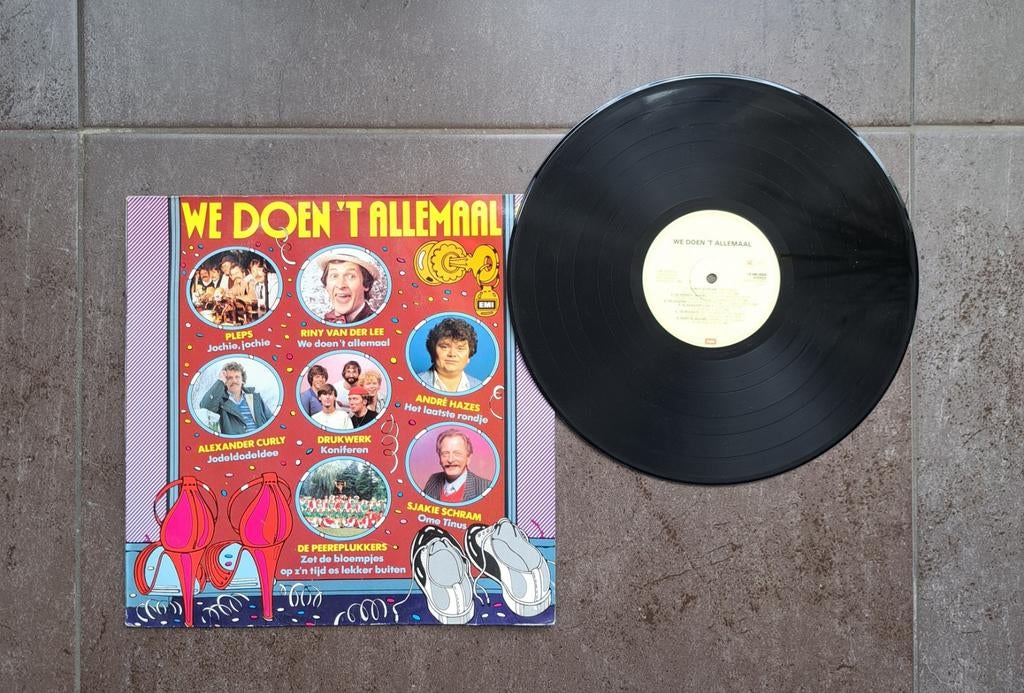 Piraten lp. We doen het allemaal., Cd's en Dvd's, Verzenden, Gebruikt, 12 inch, Levenslied of Smartlap