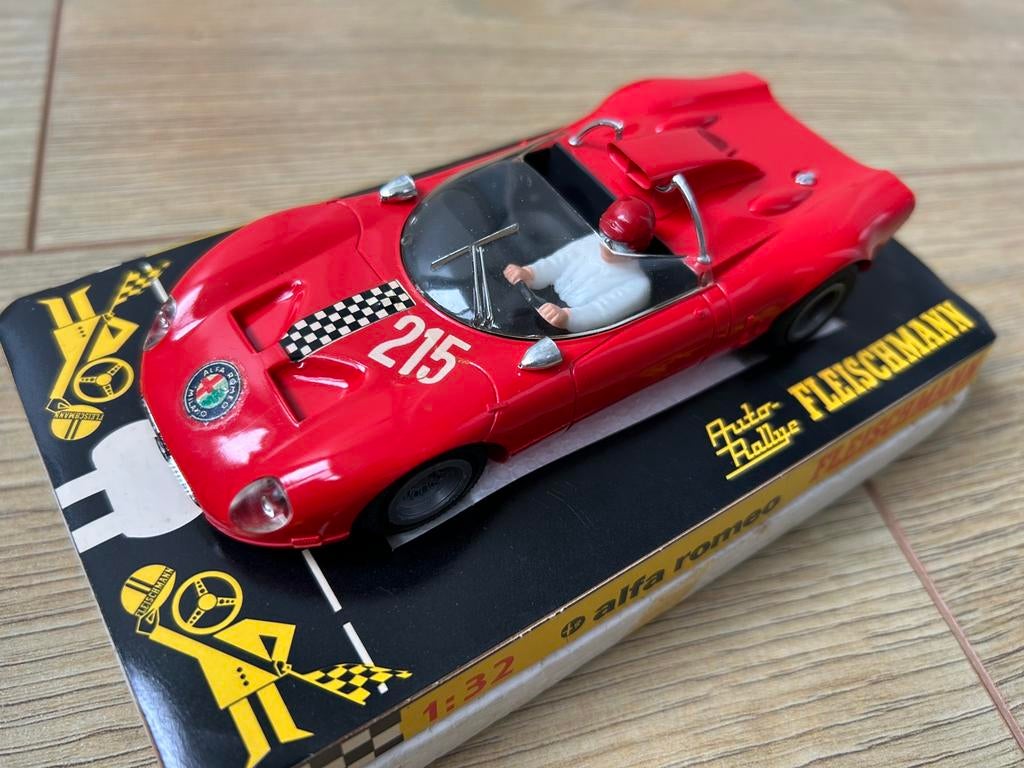 Fleischmann racebaan Alfa Romeo 3211 in OVP, Kinderen en Baby's, Speelgoed | Racebanen, Ophalen of Verzenden, Zo goed als nieuw