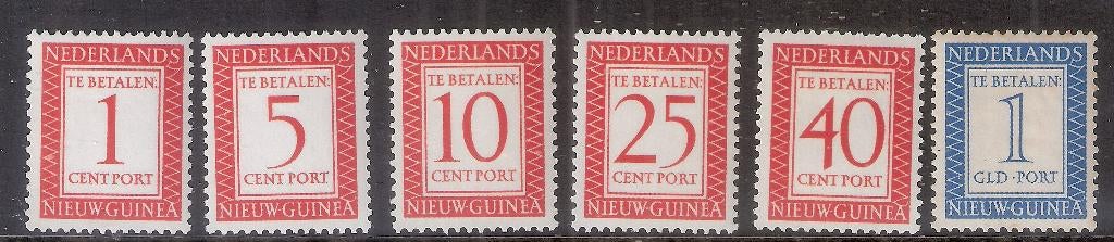 Nederlands Nieuw Guinea P 1/6 ongebruikt., Postzegels en Munten, Postzegels | Nederlands-Indië en Nieuw-Guinea, Ophalen of Verzenden