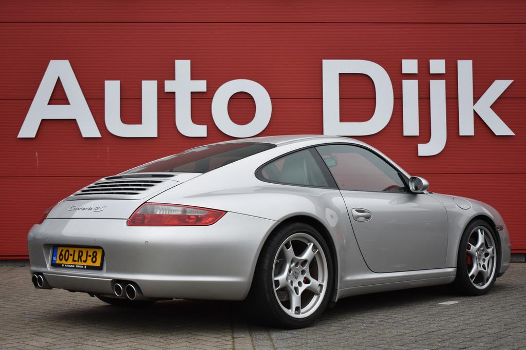 Porsche 911 3.8 Carrera 4S Bi-Xenon | Vol leder interieur |, Traction-control, Gebruikt, Zwart, 4 stoelen