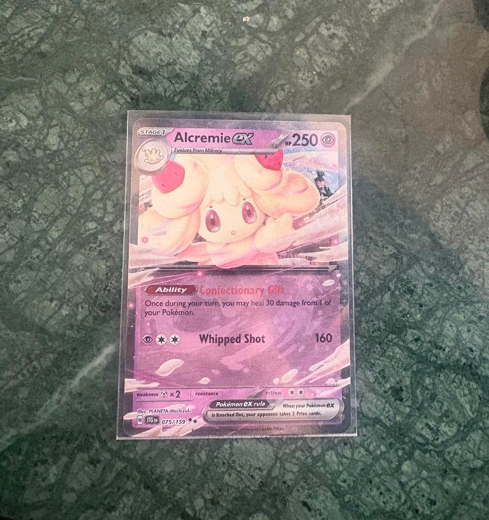 Alcremie EX Pokemon, Ophalen of Verzenden, Zo goed als nieuw