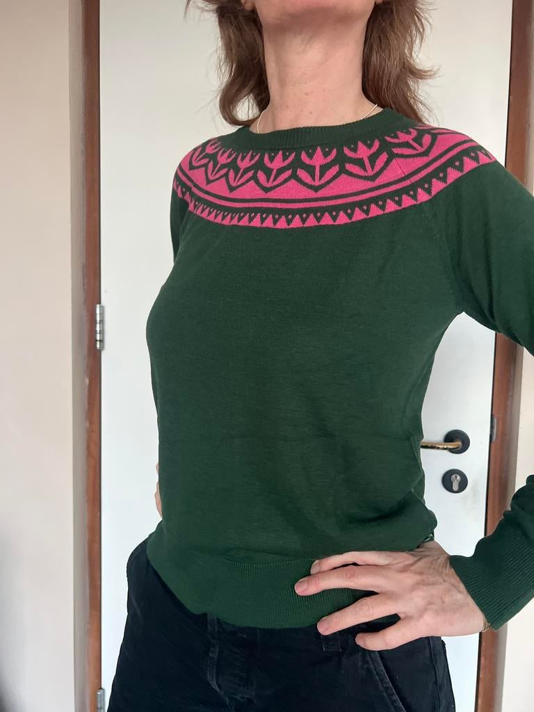 Danefae trui nieuw M, Ophalen of Verzenden, Nieuw, Maat 38/40 (M), Groen