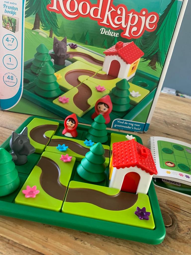 Roodkapje Deluxe Bordspel - SmartGames (4-7 jaar), Een of twee spelers, Ophalen of Verzenden, Gebruikt