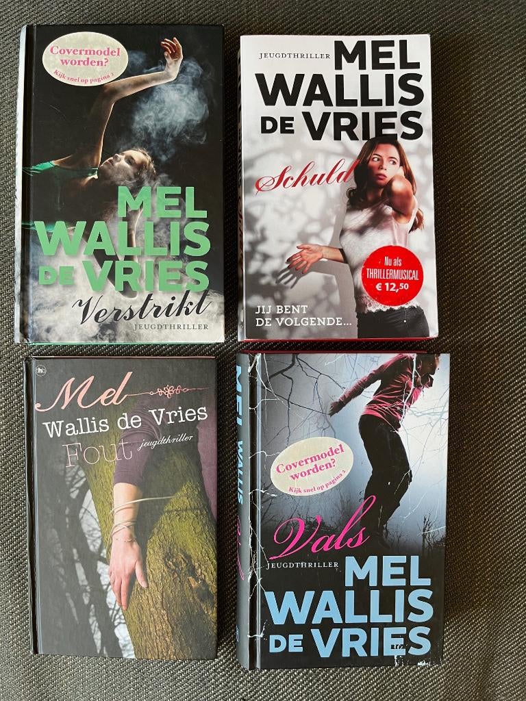 Mel Wallis de Vries - VERSTRIKT / SCHULD / FOUT / VALS., Ophalen of Verzenden, Zo goed als nieuw, 4 x Mel Wallis de Vries
