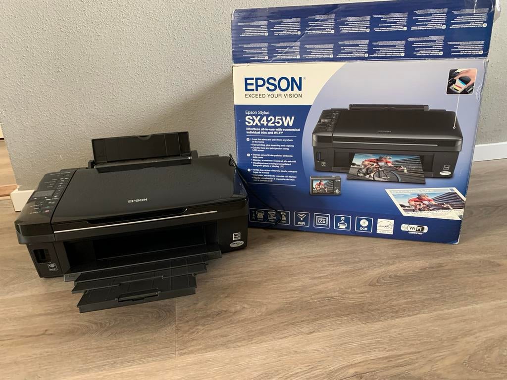 Epson Stylus SX425W All-in-One Printer, Computers en Software, Printers, Inkjetprinter, All-in-one, Kleur printen, Ophalen of Verzenden