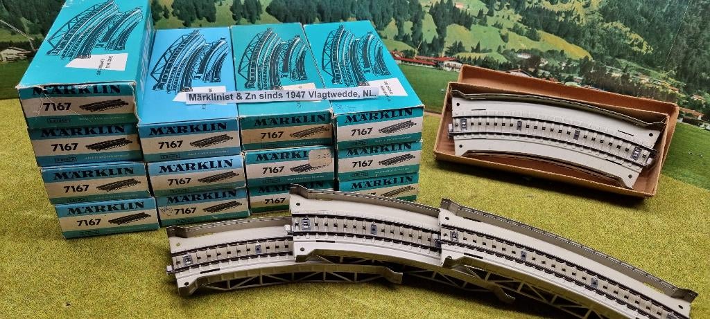 Marklin 7167 onbespeeld in doos € 9.50, Wisselstroom, Brug, Tunnel of Gebouw, Analoog, Nieuw