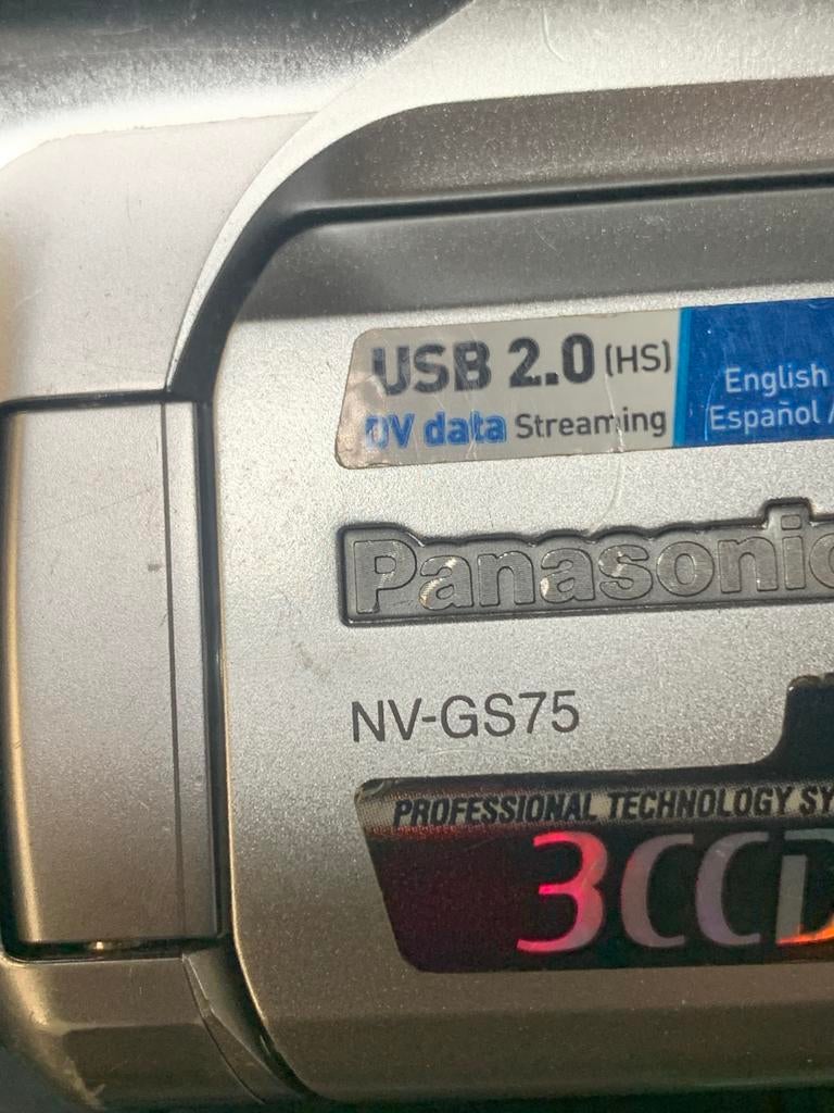 Panasonic NV-GS75 3CCD MiniDV videocamera met accessoires, Mini dv, Panasonic, Ophalen of Verzenden, Zo goed als nieuw