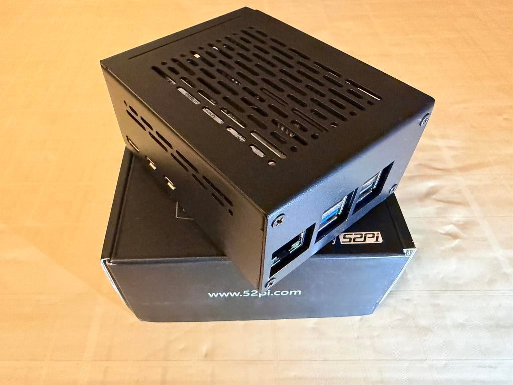 Raspberry Pi 5 – 8GB Starterkit + Dual NVMe HAT + Case & Fan, Ophalen of Verzenden, Nieuw